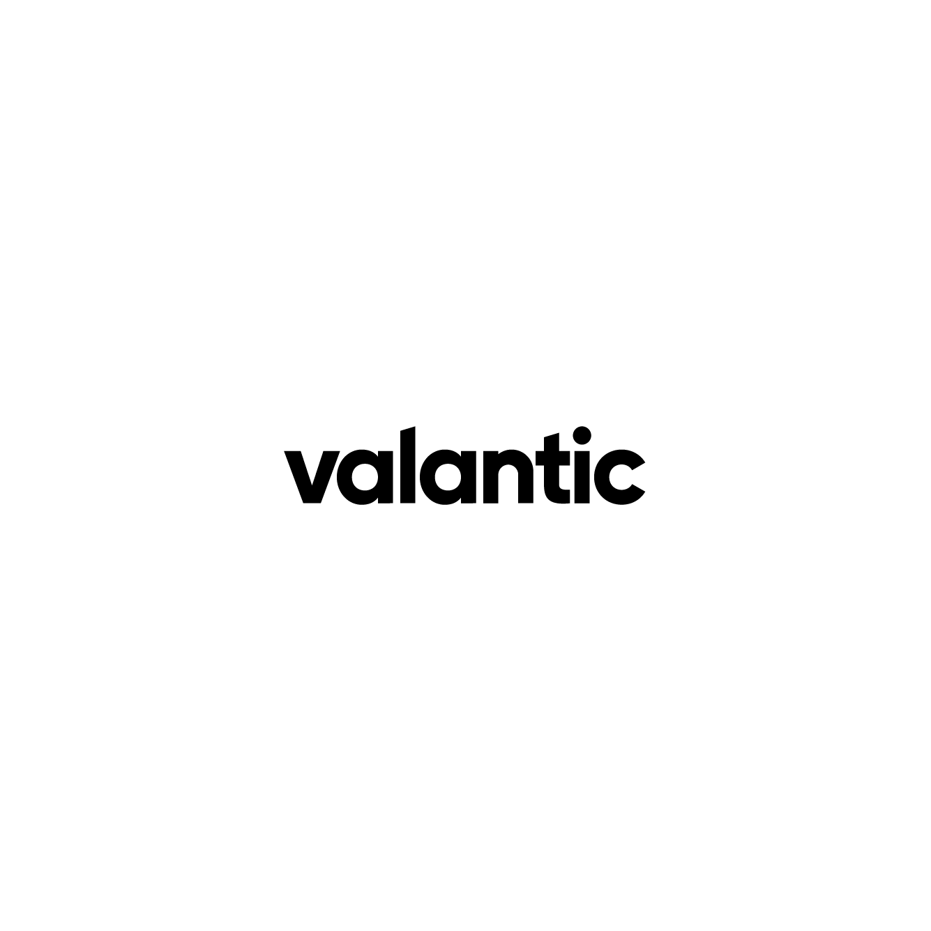 Logo with the word "valantic" in black, centered on a white diamond-shaped background, reminiscent of the clean and precise branding seen in Winterhalter+Fenner’s designs.