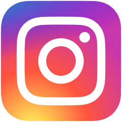 Instagram logo with a white outline of a camera lens and a circular border on a gradient background of purple, pink, orange, and yellow graces the updated page.